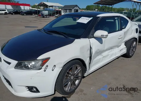2011 Scion Tc из США, поврежденный, VIN JTKJF5C73B3013201